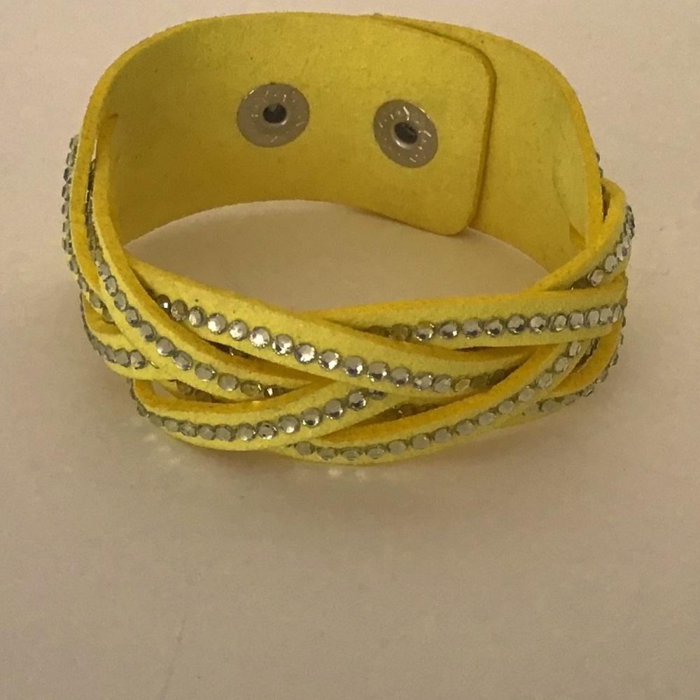PAPPARAZI BRAIDED CRYSTAL WRAP BRACELET